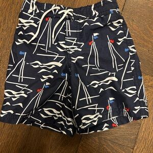 Janie and Jack Navy Nautical Shorts